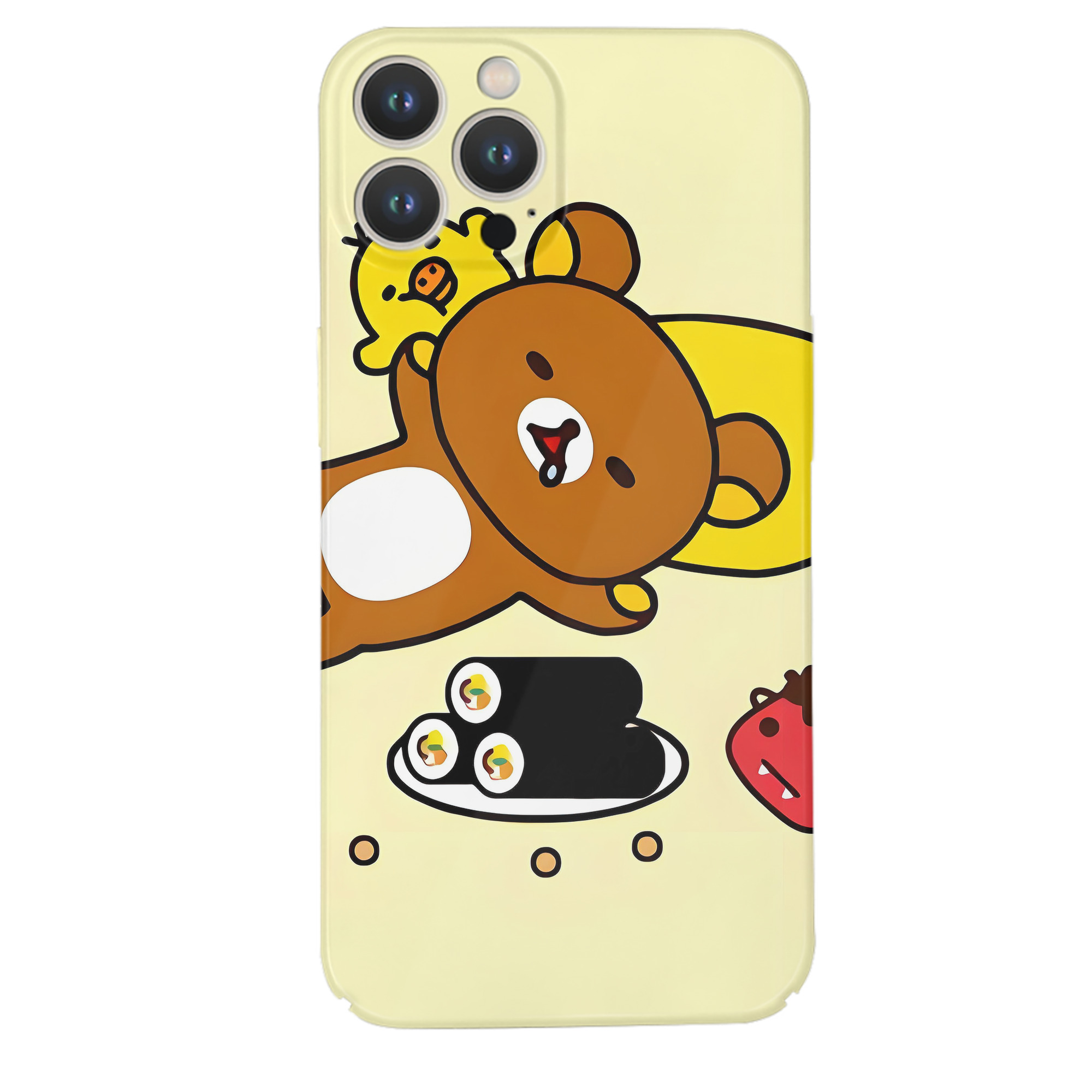 （画像用） リラックマ リラックマ キイロイトリ Rilakkuma Korilakkuma Kiiroitori 【iPhone 14シリーズ対応】ハードケース